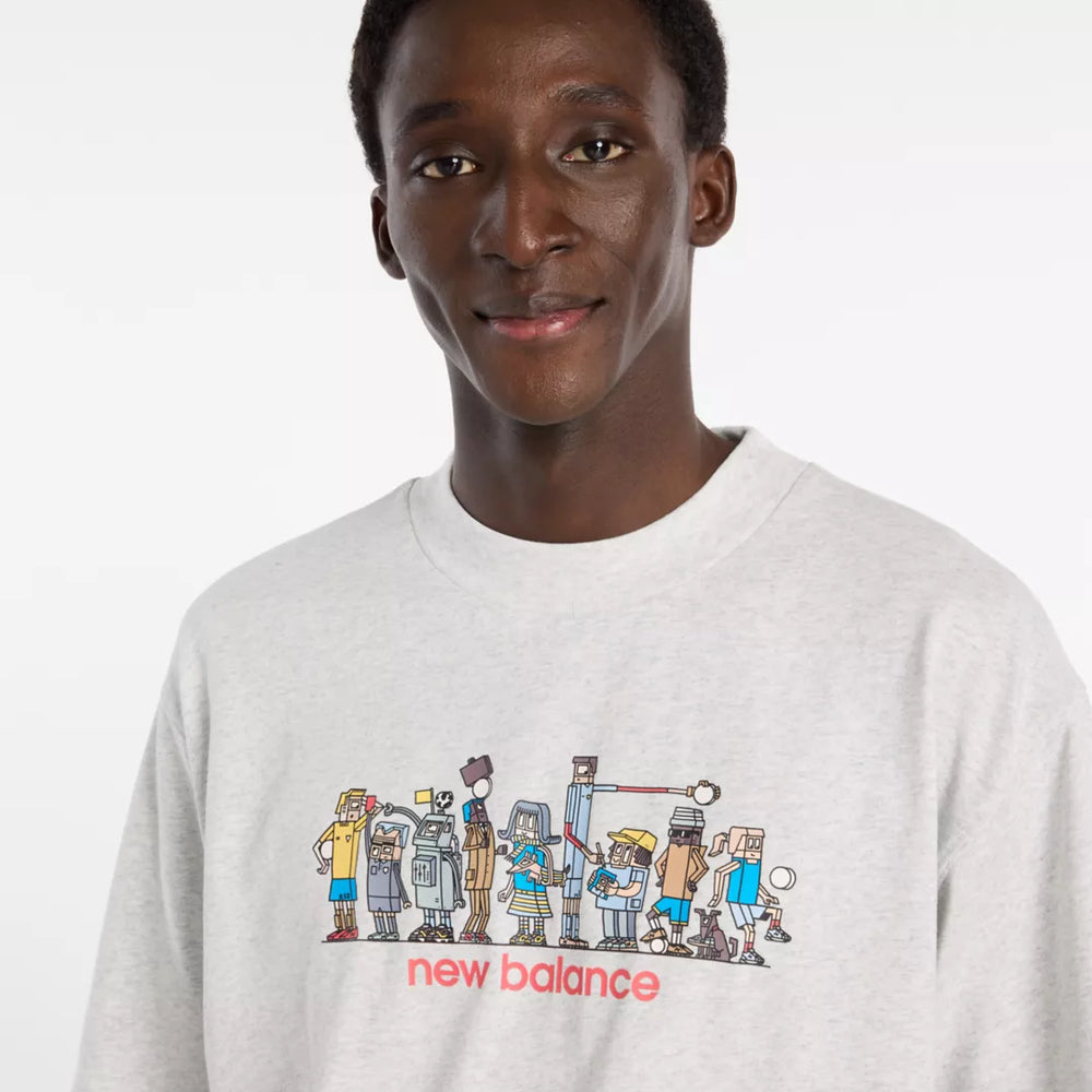 Ghica Line Up Oversized T-shirt - New Balance Clothing on sale