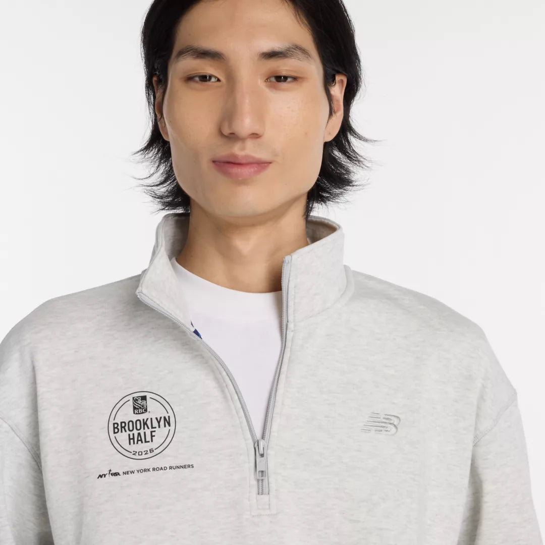 RBC Brooklyn Half Athletics Fleece 1/2 Zip - New Balance Clothing US