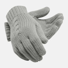 Lux Knit Gloves | New Balance Accessories Athletic Grey - Women