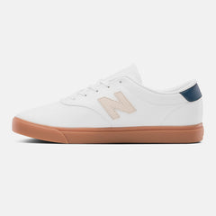 AM55 | New Balance Shoes White/Blue - Women/Men