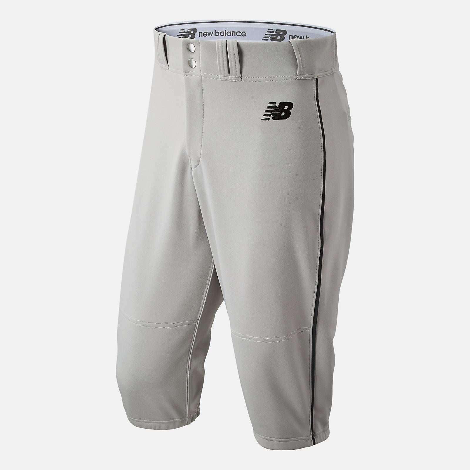 Adversary 2 Baseball Piped Knicker Athletic | New Balance Clothing Grey/Black - Men