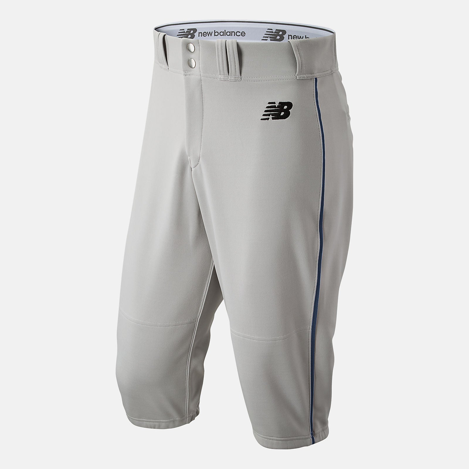 Adversary 2 Baseball Piped Knicker Athletic | New Balance Clothing Grey/Navy - Men