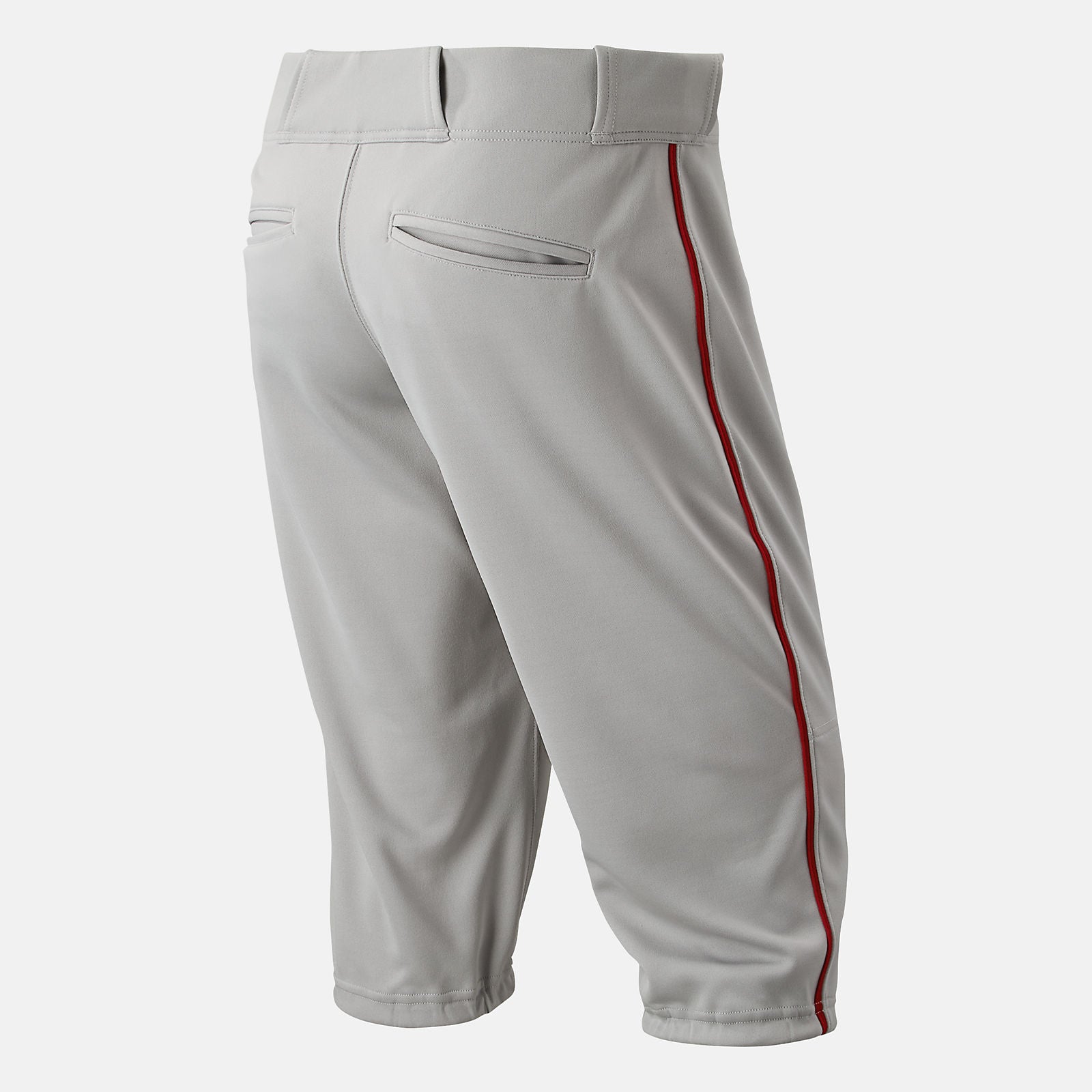 Adversary 2 Baseball Piped Knicker Athletic | New Balance Clothing Grey/Red - Men