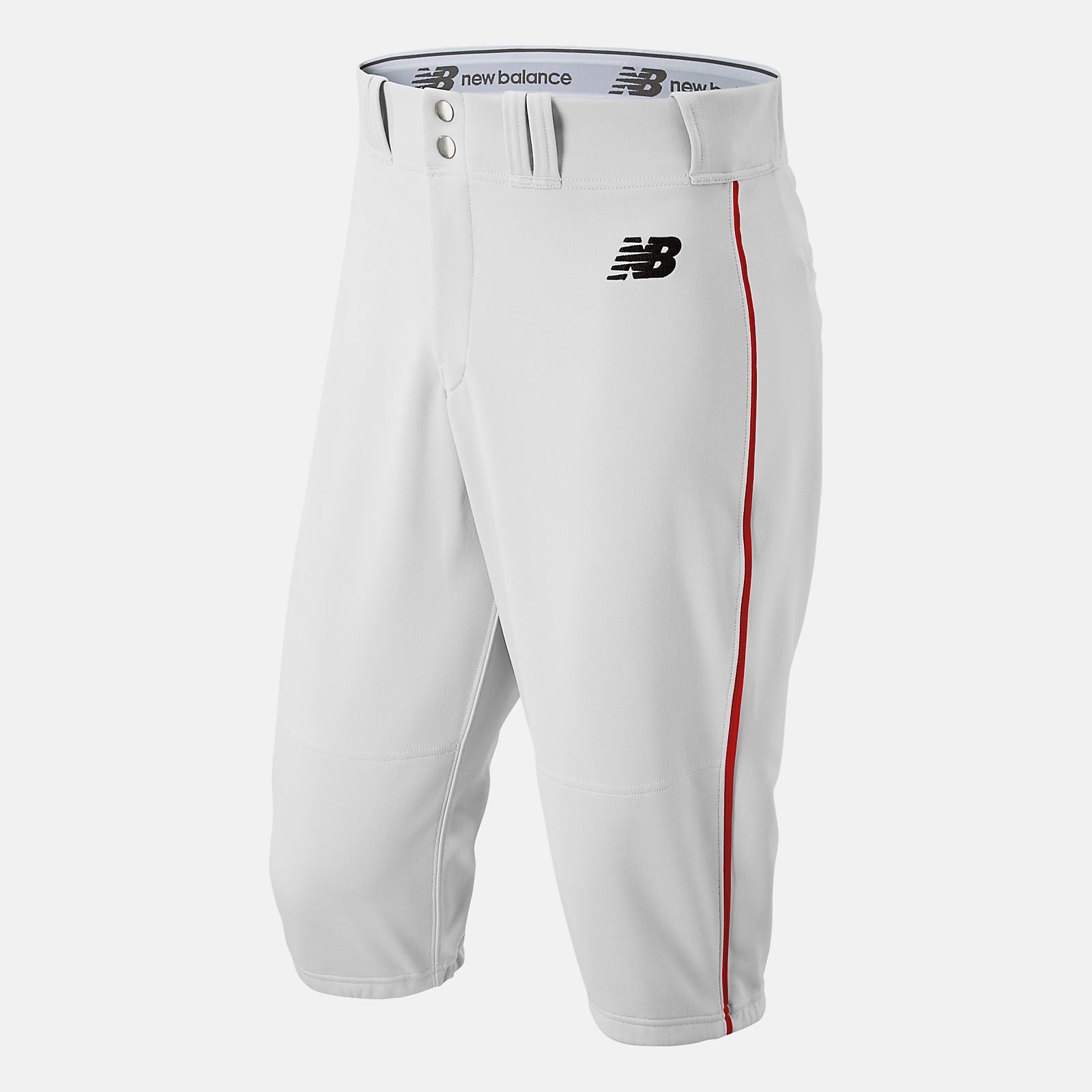 Adversary 2 Baseball Piped Knicker Athletic | New Balance Clothing White/Red - Men