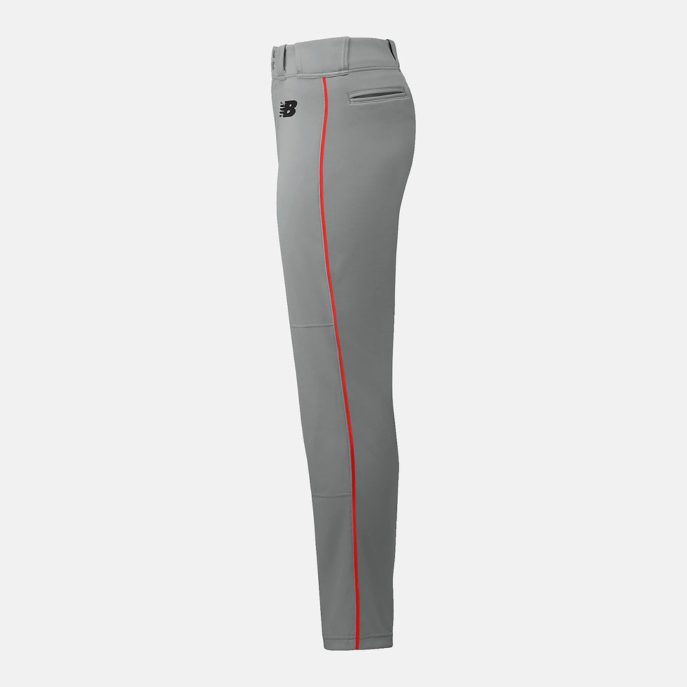 Adversary 2 Baseball Piped Pant Tapered | New Balance Clothing Grey/Red - Men