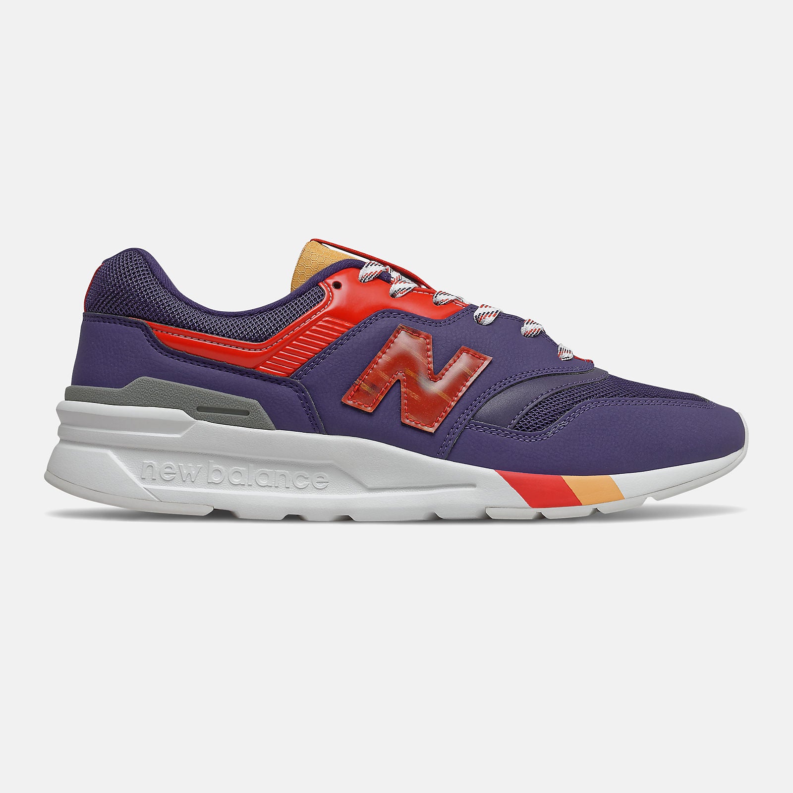 997H | New Balance Shoes Virtual Violet/Velocity Red - Men