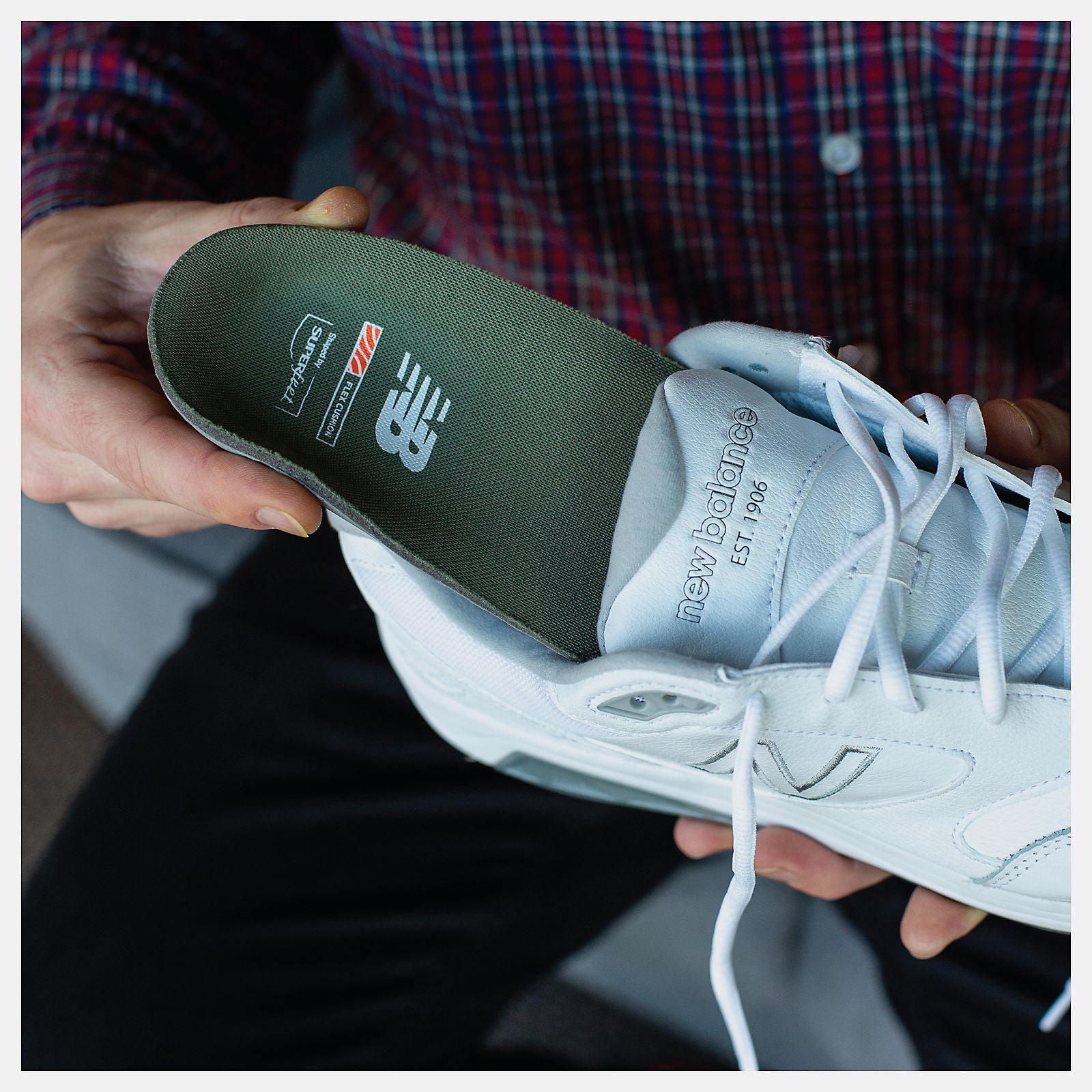 Casual Flex Cushion Insole | New Balance Accessories Light Grey/Black and Grey - Women/Men