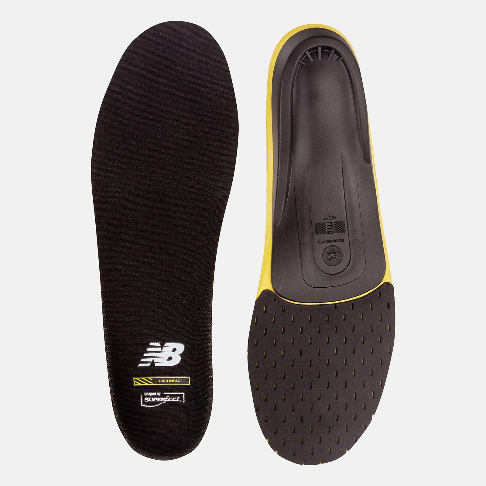 Sport High Impact Insole | New Balance Accessories Black/Atomic Yellow - Women/Men