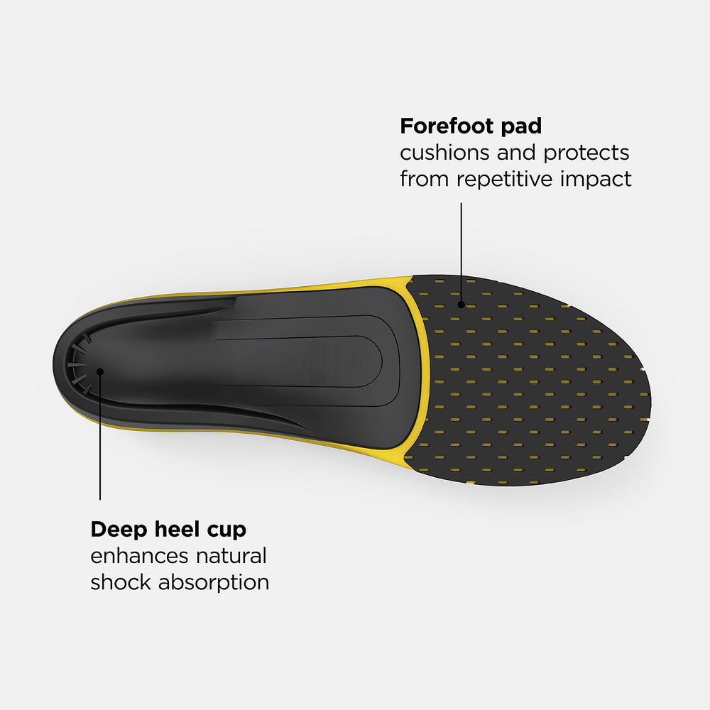 Sport High Impact Insole | New Balance Accessories Black/Atomic Yellow - Women/Men