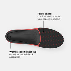 Sport Women High Impact Insole | New Balance Accessories Black/Varsity Orange - Women