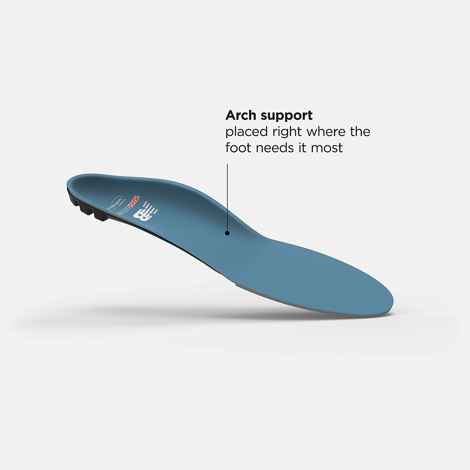 Casual Slim-Fit Arch Support Insole | New Balance Accessories Light Grey/Black and Light Blue - Women/Men