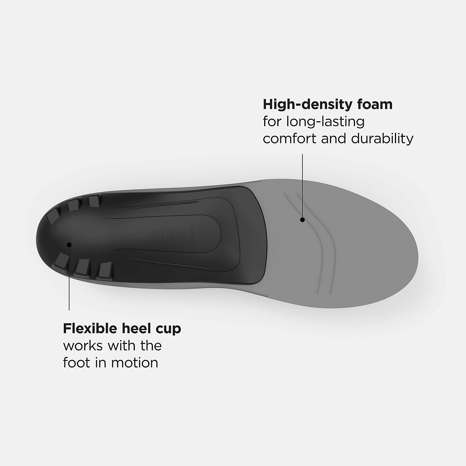 Casual Slim-Fit Arch Support Insole | New Balance Accessories Light Grey/Black and Light Blue - Women/Men