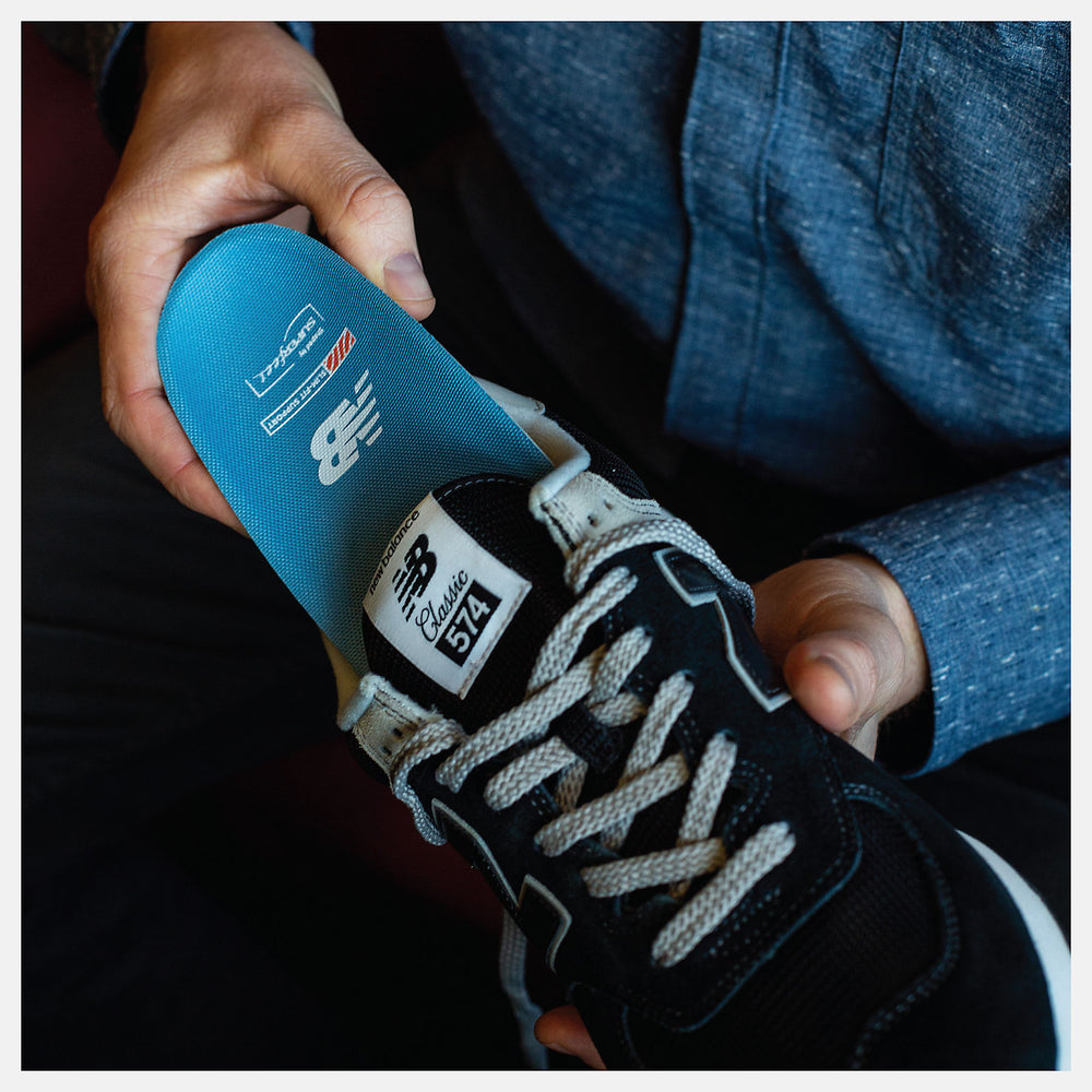 Casual Slim-Fit Arch Support Insole | New Balance Accessories Light Grey/Black and Light Blue - Women/Men
