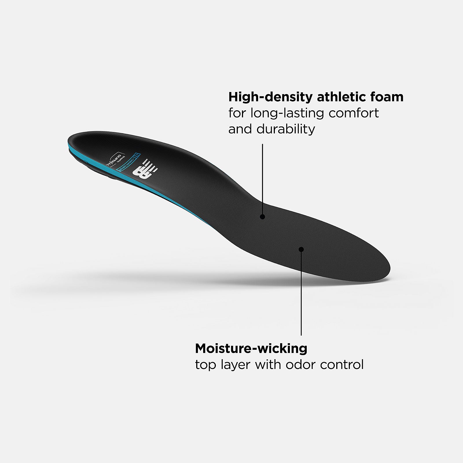 Sport Thin-Fit Arch Support CFX Insole | New Balance Accessories Light Blue/Black - Women/Men