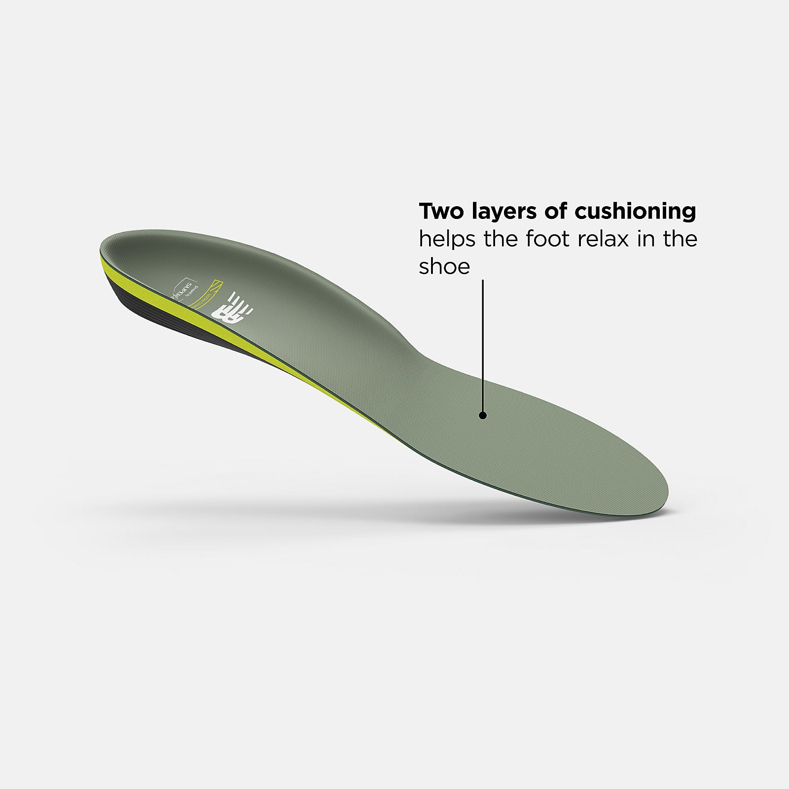 Running Ultra Cushion CFX Insole | New Balance Accessories Hi Lite/Black - Women/Men