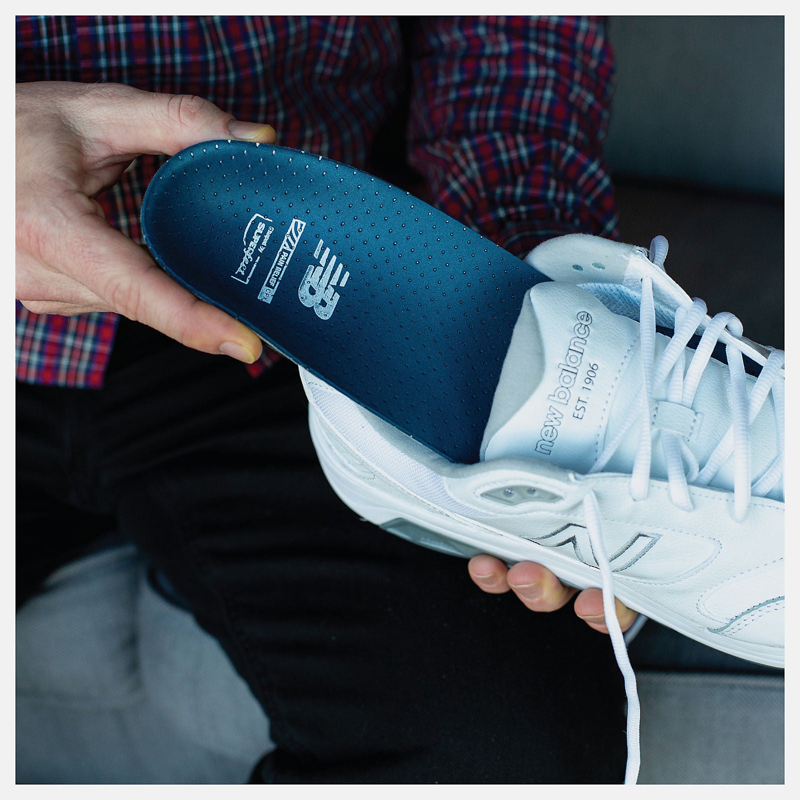 Casual Pain Relief CFX Insole | New Balance Accessories Light Grey/Black and Teal - Women/Men