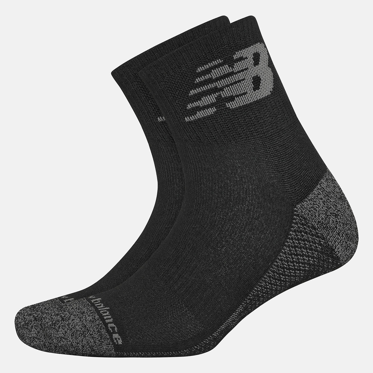 Cooling Cushion Performance Quarter Socks 2 Pair | New Balance Accessories Black - Women/Men