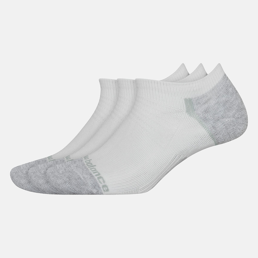 Strategic Cushion No Show Socks 3 Pack | New Balance Accessories White - Women/Men