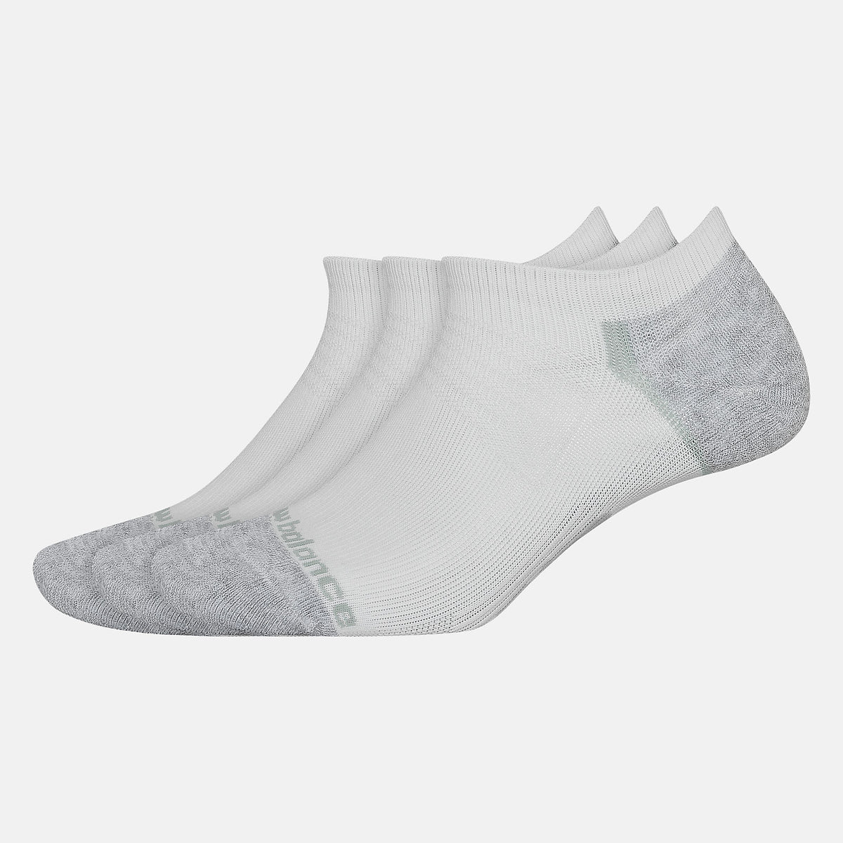 Strategic Cushion No Show Socks 3 Pack | New Balance Accessories White - Women/Men