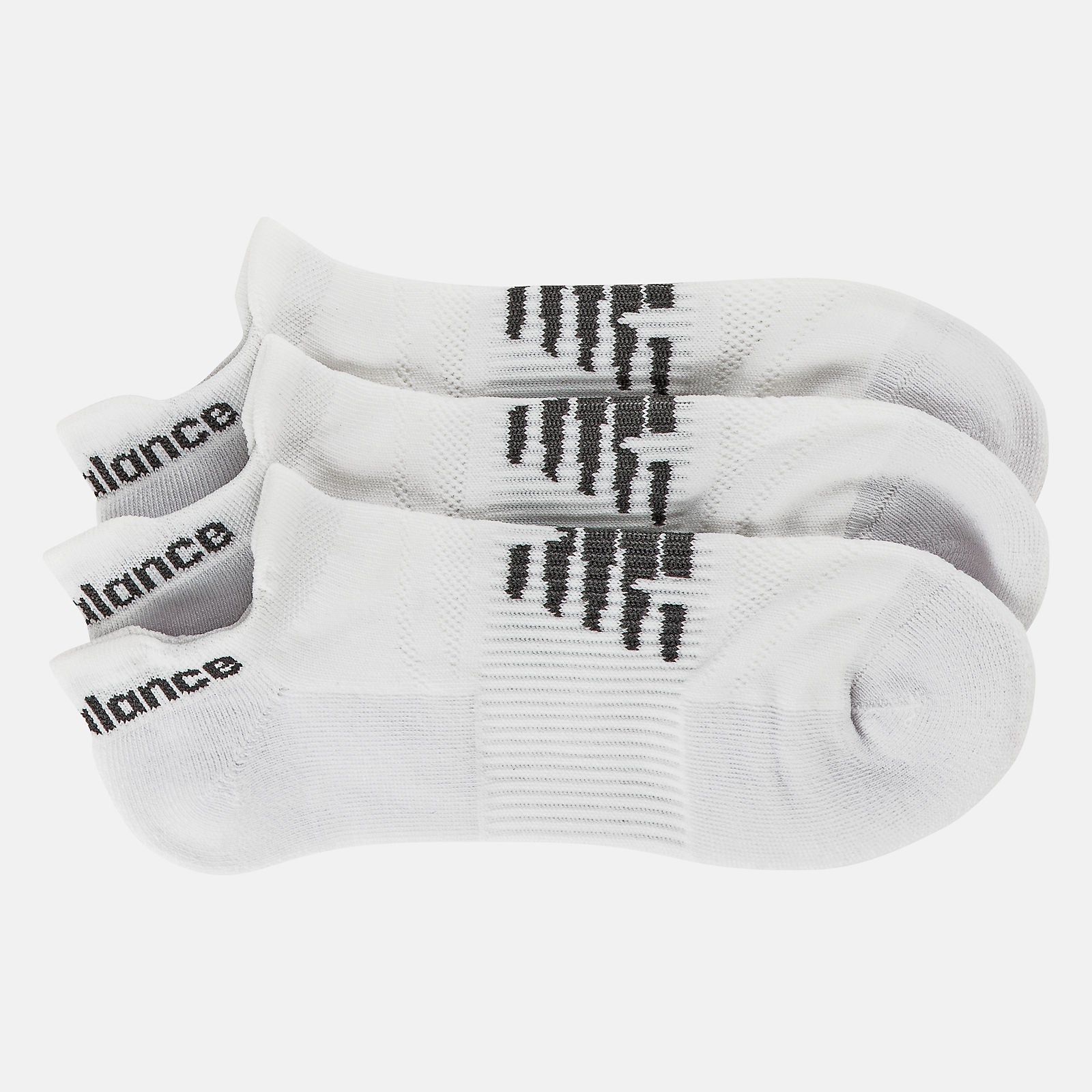 Strategic Cushion Low-Cut Tab Socks 3 Packs | New Balance Accessories White - Women/Men