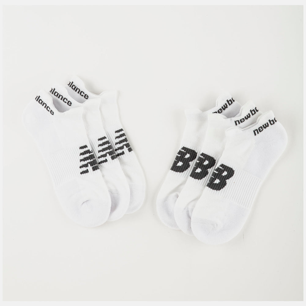 Strategic Cushion Low-Cut Tab Socks 3 Packs | New Balance Accessories White - Women/Men