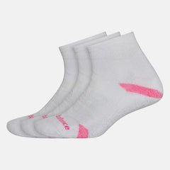 Performance Cushion Quarter Socks 3 Pack | New Balance Accessories White Multi - Women/Men