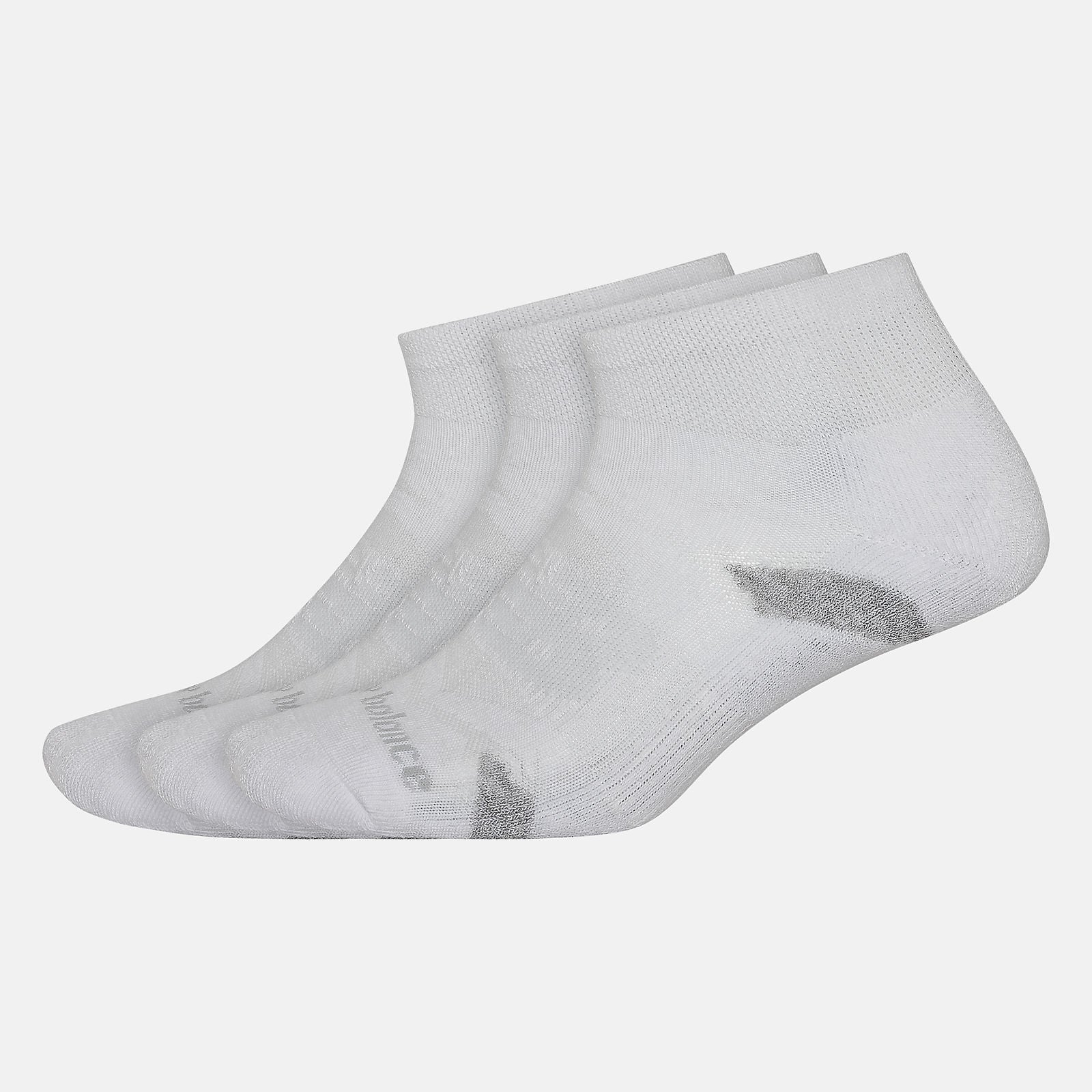 Performance Cushion Quarter Socks 3 Pack | New Balance Accessories White - Women/Men
