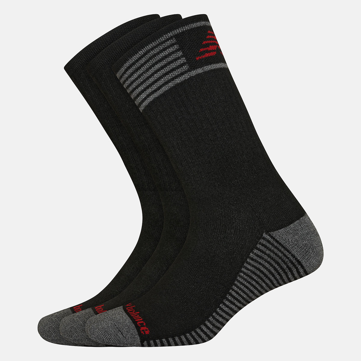Performance Cushion Crew Socks 3 Pack | New Balance Accessories Black - Women/Men