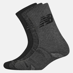 Performance Cushion Crew Socks 3 Pack | New Balance Accessories Black - Women/Men
