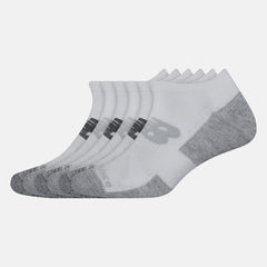 Performance Cushion Low-Cut Socks 6 Pack | New Balance Accessories White - Women/Men