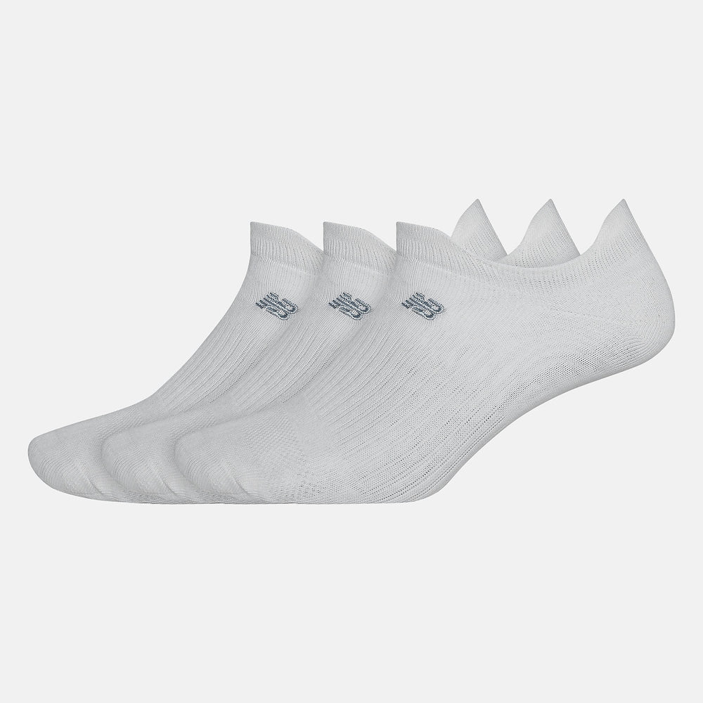 Flat Knit Lowcut Tab Socks 3 Pack | New Balance Accessories White - Women/Men