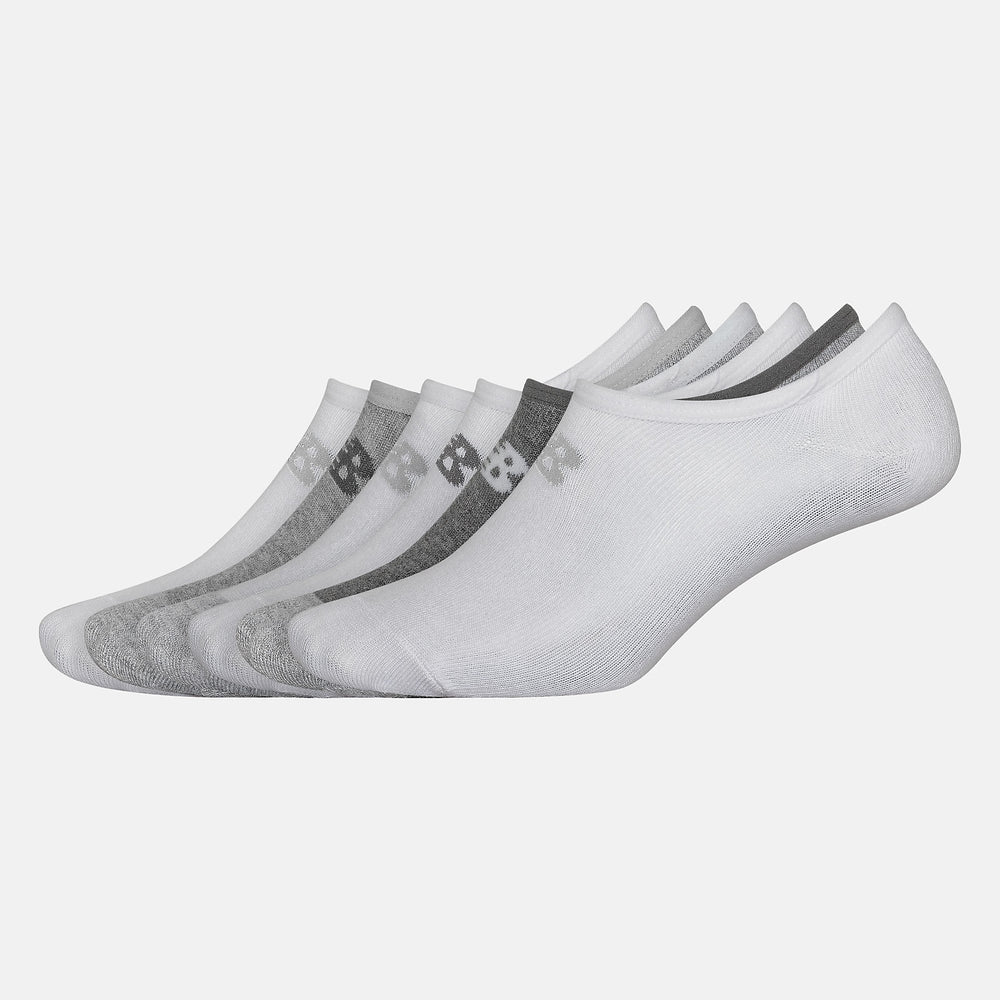 No Show Liner Socks 6 Pack | New Balance Accessories White - Women/Men