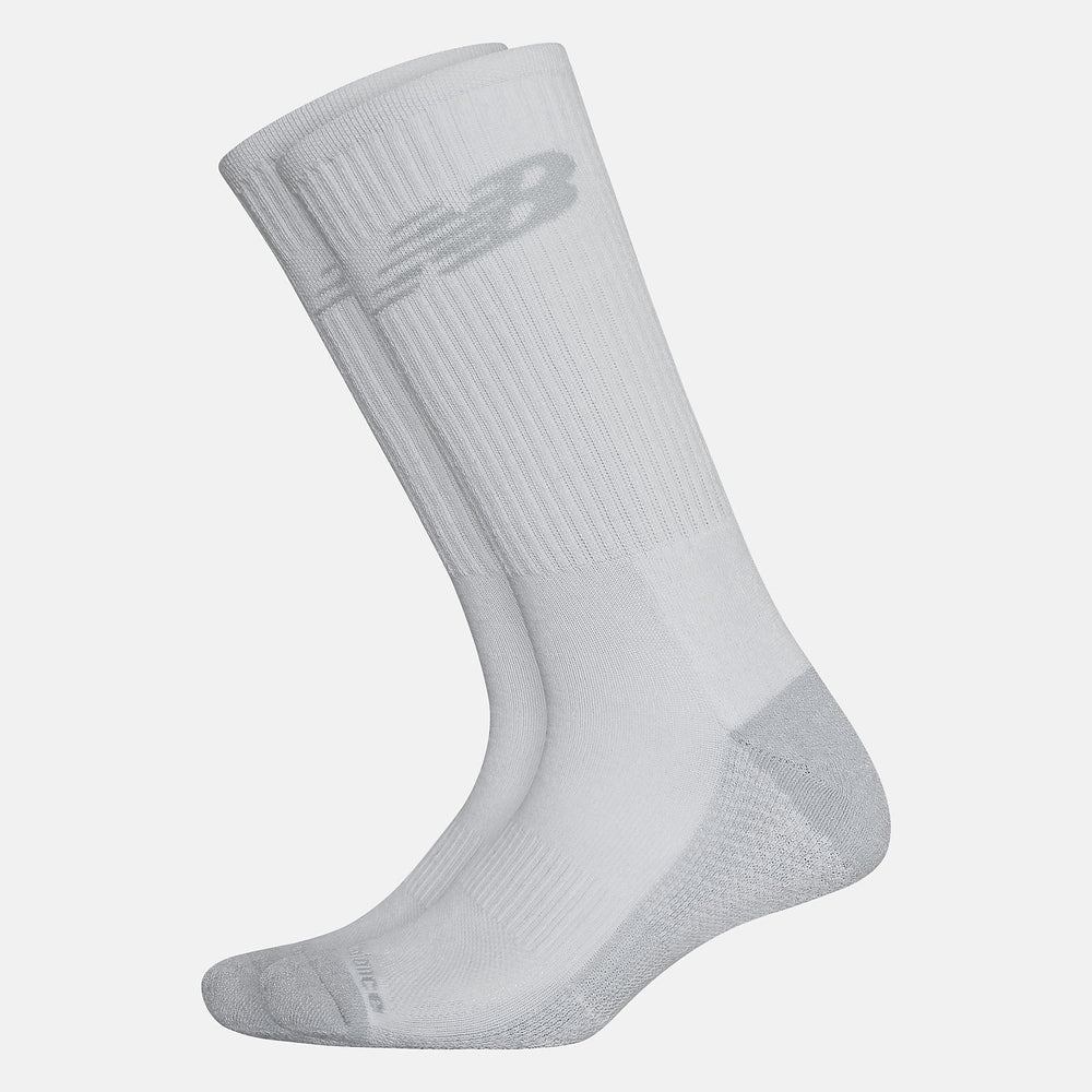 Cooling Cushion Performance Crew Socks 2 Pair | New Balance Accessories White - Women/Men
