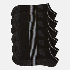 6 PK No Show Flatknit | New Balance Accessories Black - Women/Men