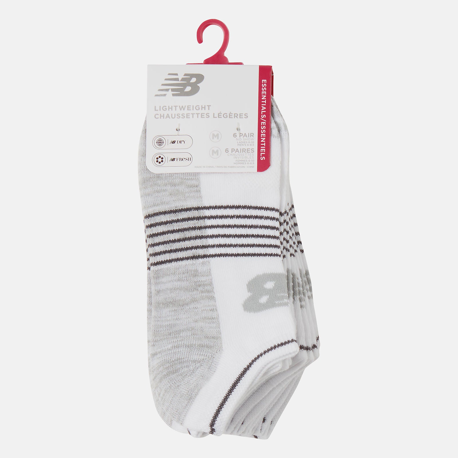 6 PK No Show Flatknit | New Balance Accessories Wheat - Women/Men