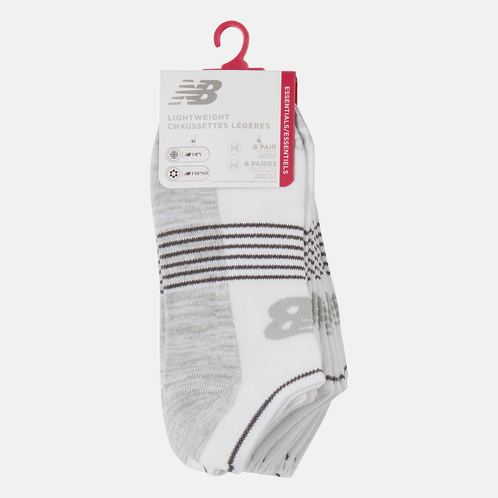 6 PK No Show Flatknit | New Balance Accessories Wheat - Women/Men
