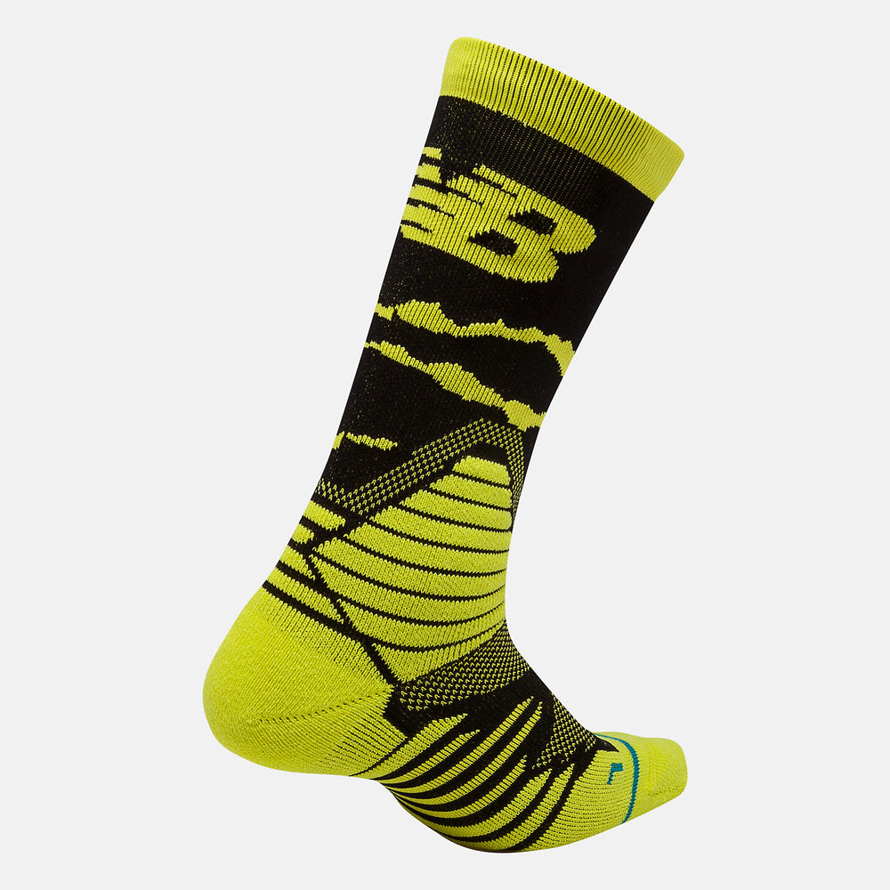 New Balance x Stance Hoops Socks | New Balance Accessories Sulphur Yellow/Black - Men