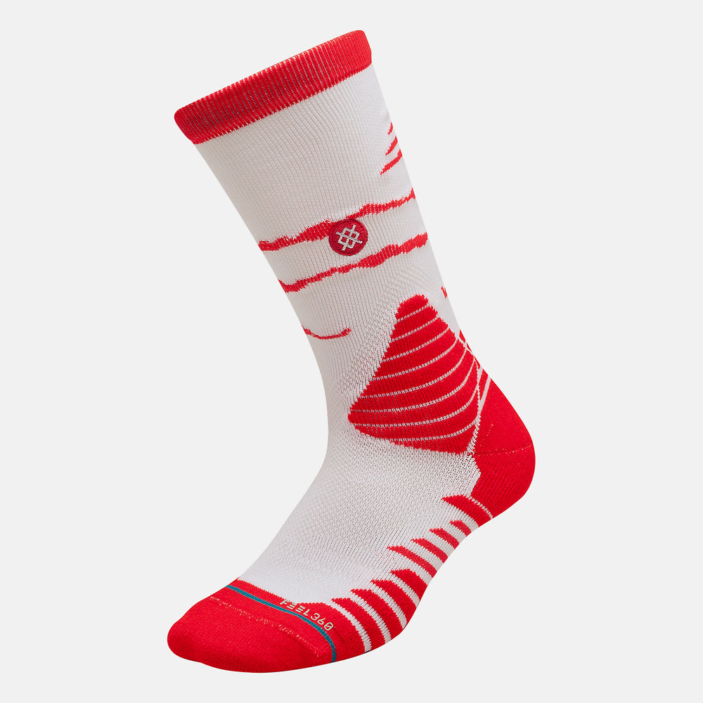 New Balance x Stance Hoops Socks | New Balance Accessories Energy Red/White - Men