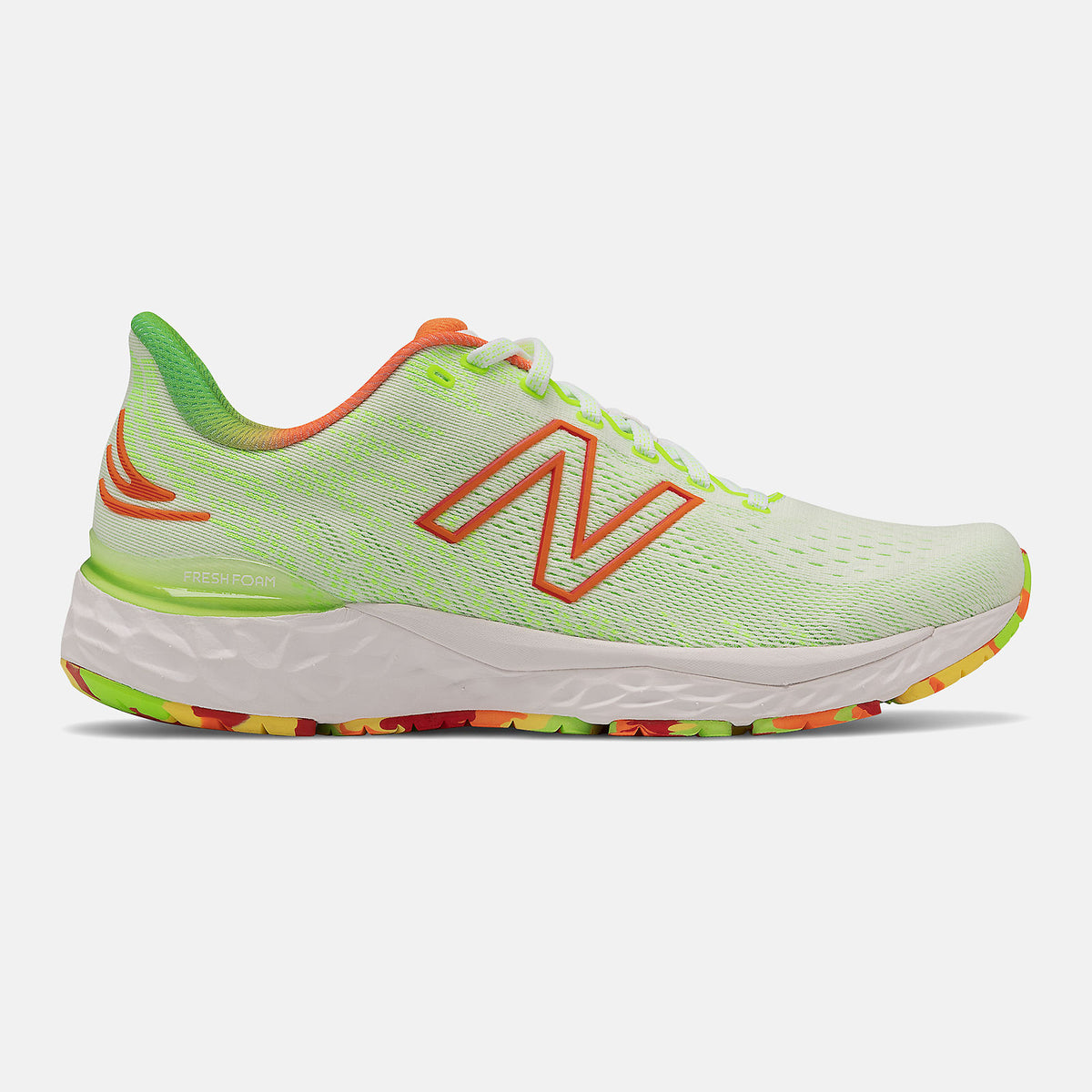 Fresh Foam 880v11 | New Balance Shoes White/Energy Lime - Men