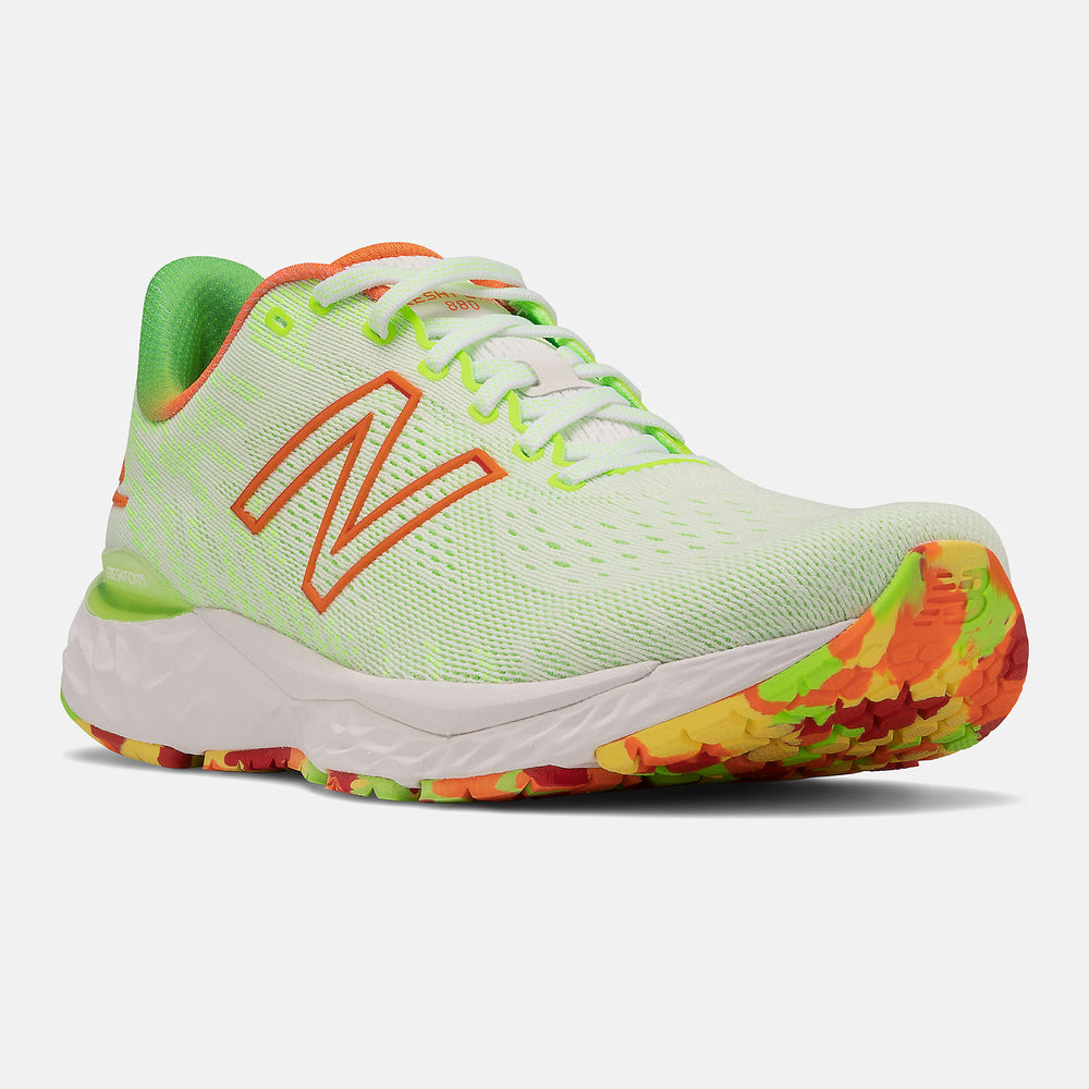 Fresh Foam 880v11 | New Balance Shoes White/Energy Lime - Men