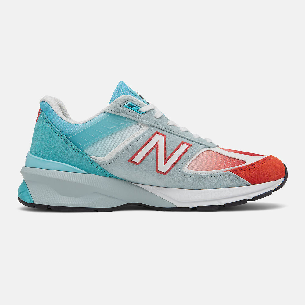 Made IN US 990v5 | New Balance Shoes Red/White - Men