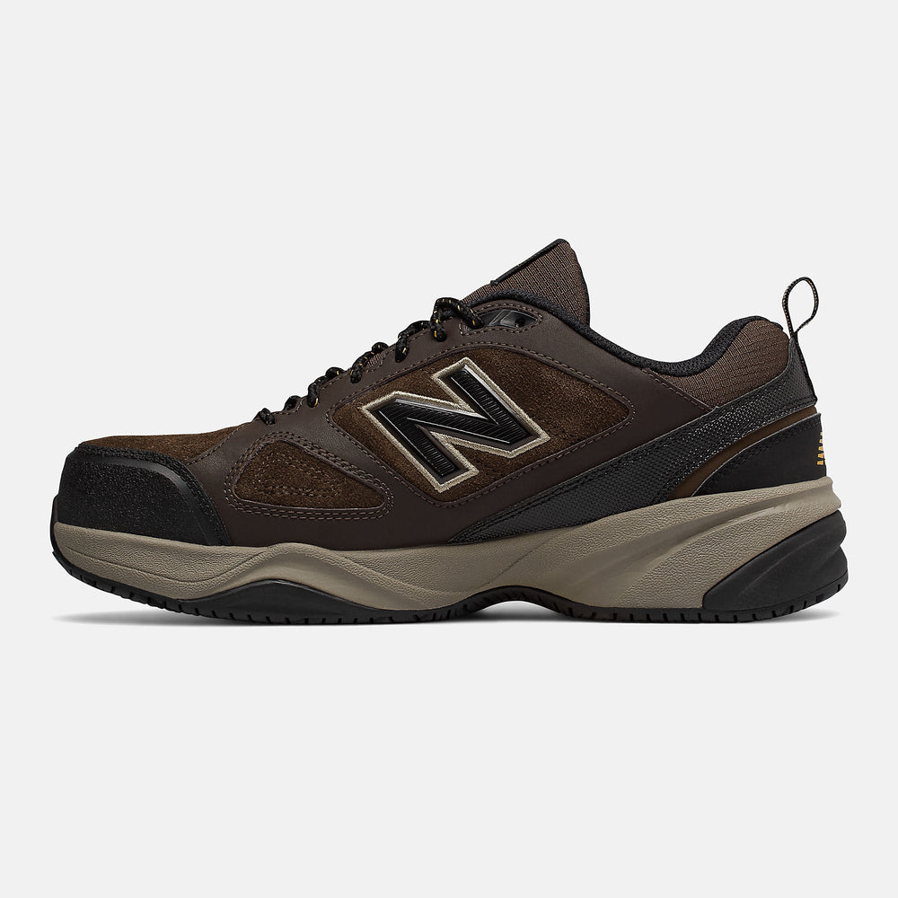 Steel Toe 627v2 | New Balance Shoes Brown/Black - Men