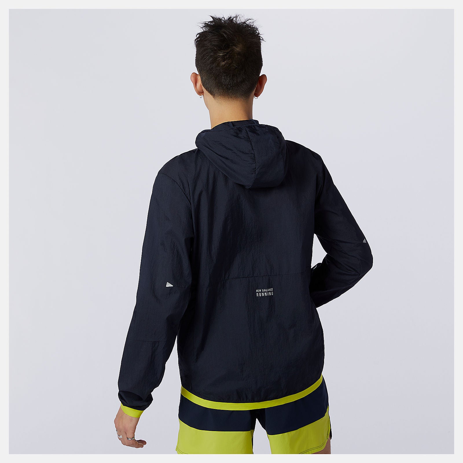 Printed Impact Run Light Pack Jacket | New Balance Clothing Sulpher Yellow - Men