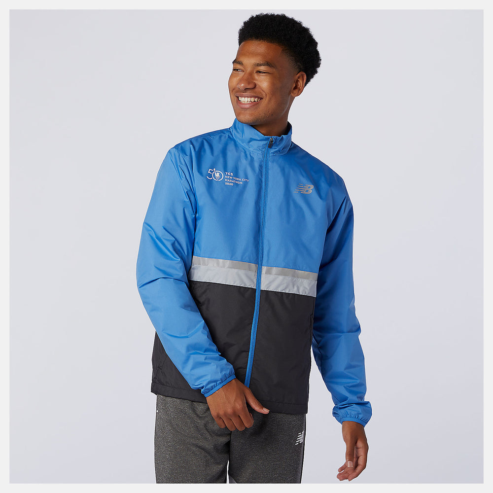 NYC Marathon Jacket | New Balance Clothing Faded Cobalt - Men