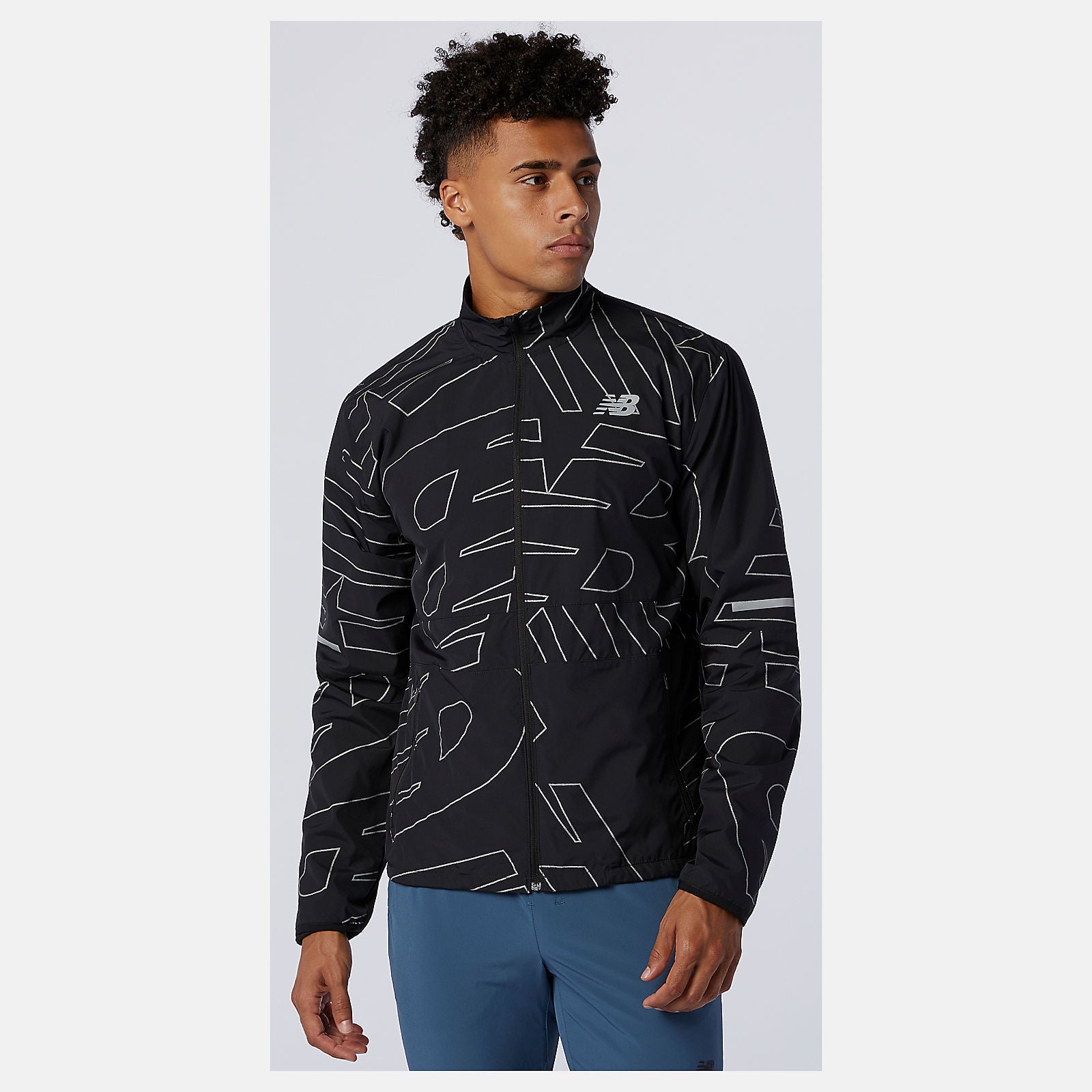 Reflective Accelerate Protect Jacket | New Balance Clothing Black - Men