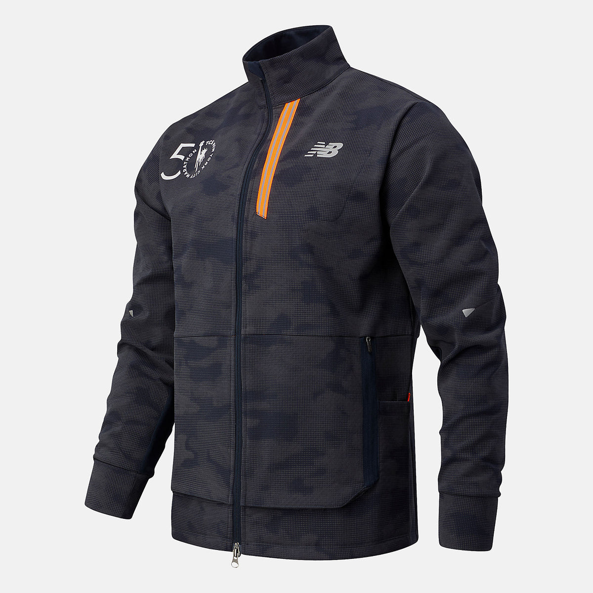 NYC Marathon Reflective Impact Run Winter Jacket | New Balance Clothing Navy/Reflection - Men