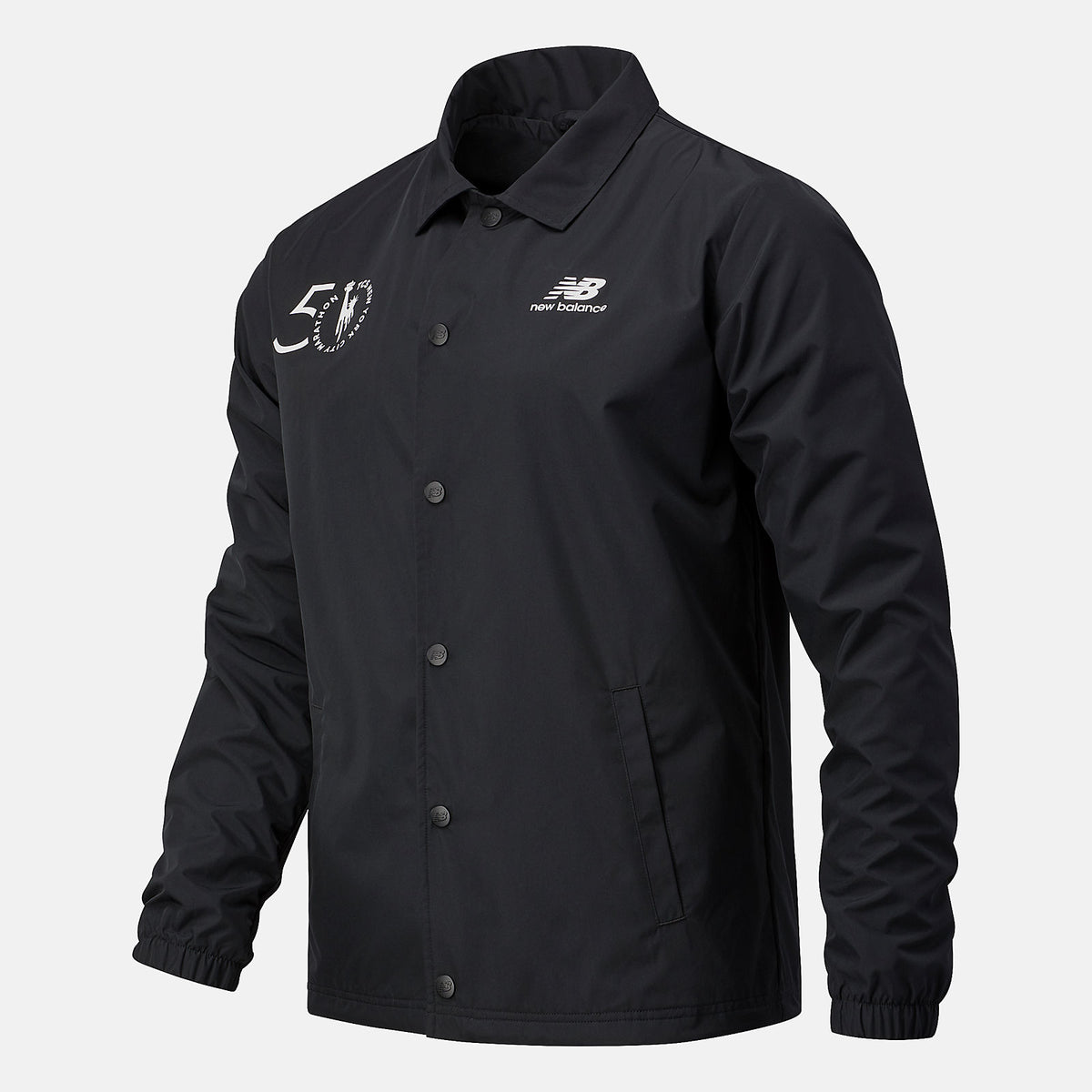 NYC Marathon Classic Coaches Jacket | New Balance Clothing Black - Men