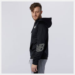 Tenacity Fleece Full Zip Hoodie | New Balance Clothing Black - Men