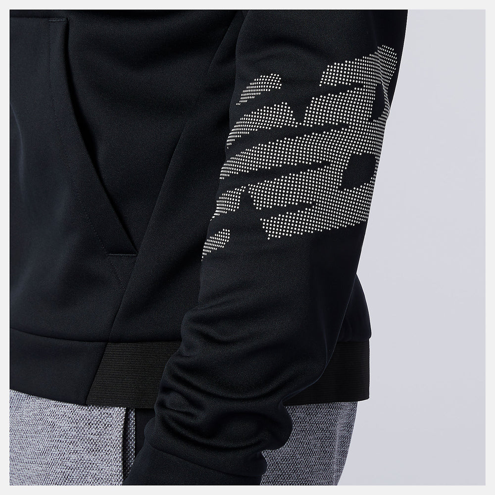 Tenacity Fleece Full Zip Hoodie | New Balance Clothing Black - Men