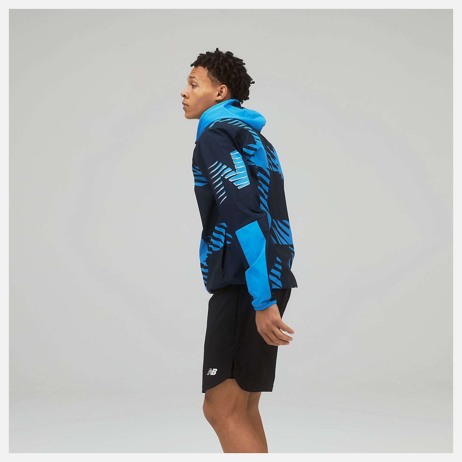 Printed Fast Flight Jacket | New Balance Clothing Helium - Men